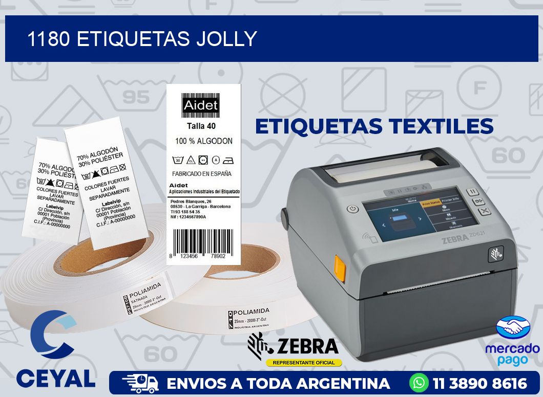 1180 ETIQUETAS JOLLY