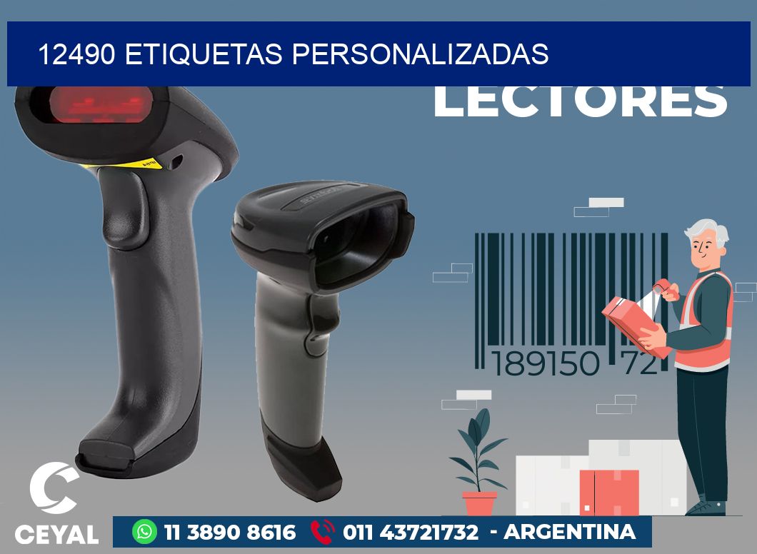 12490 ETIQUETAS PERSONALIZADAS