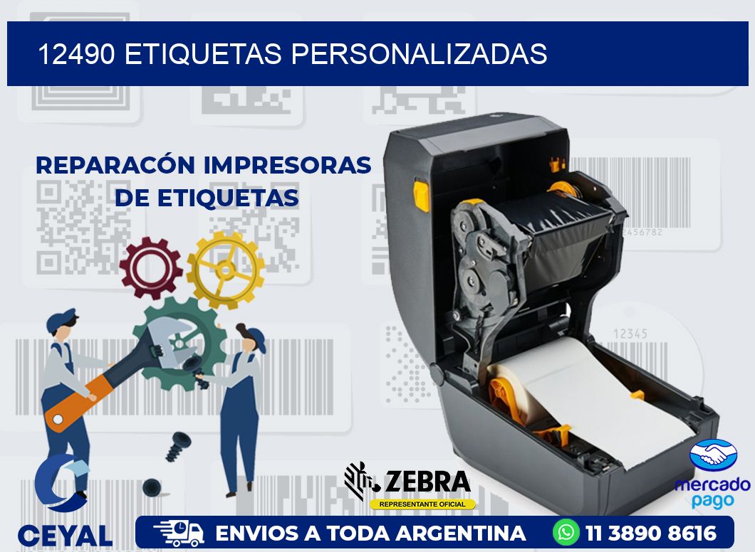 12490 ETIQUETAS PERSONALIZADAS