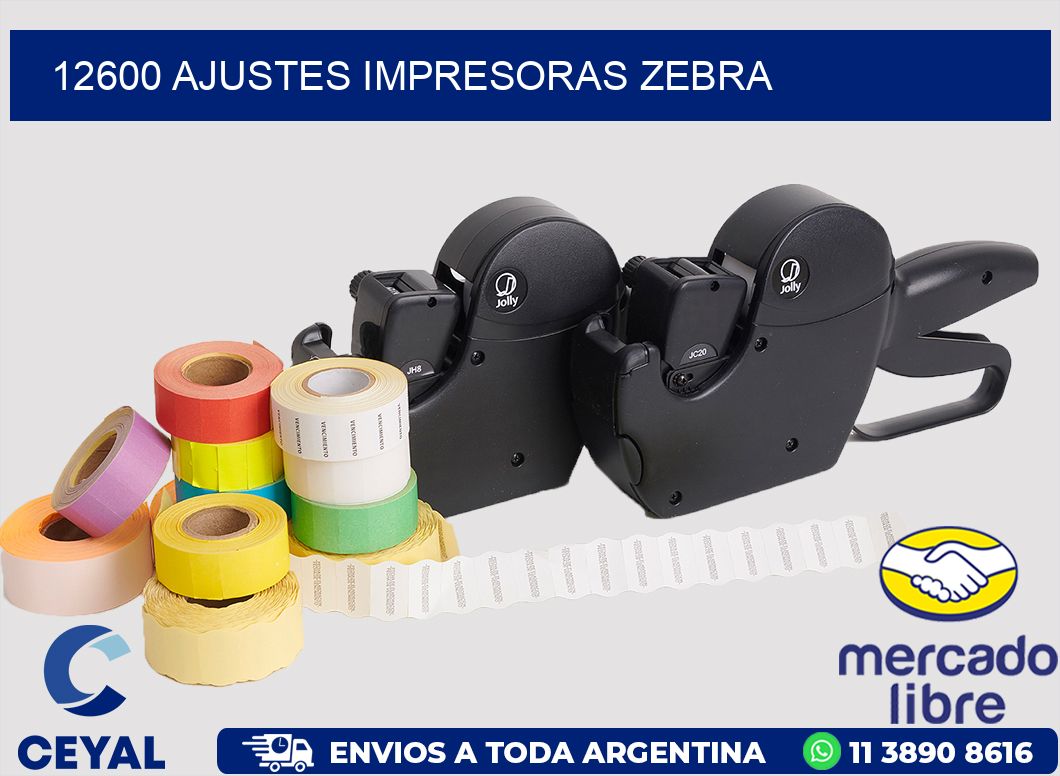 12600 AJUSTES IMPRESORAS ZEBRA