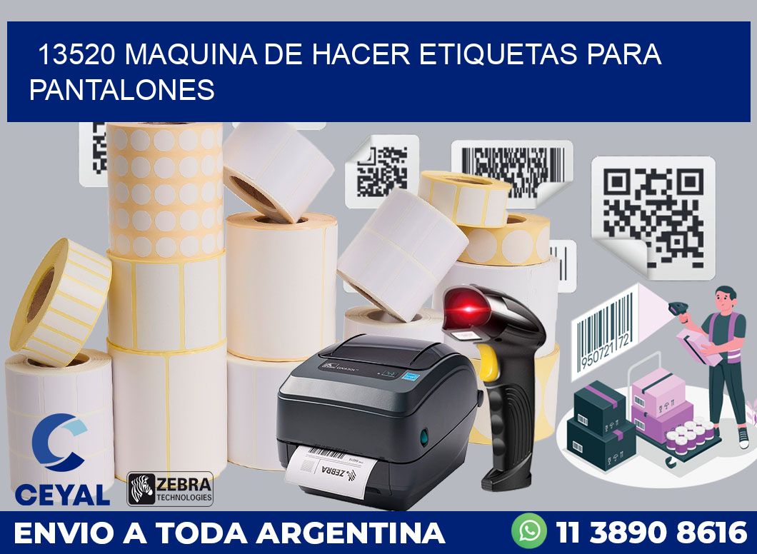 13520 MAQUINA DE HACER ETIQUETAS PARA PANTALONES