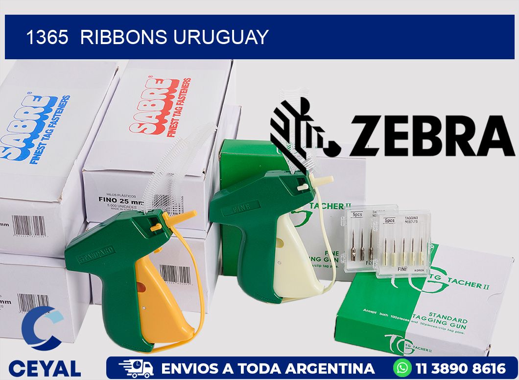 1365  RIBBONS URUGUAY