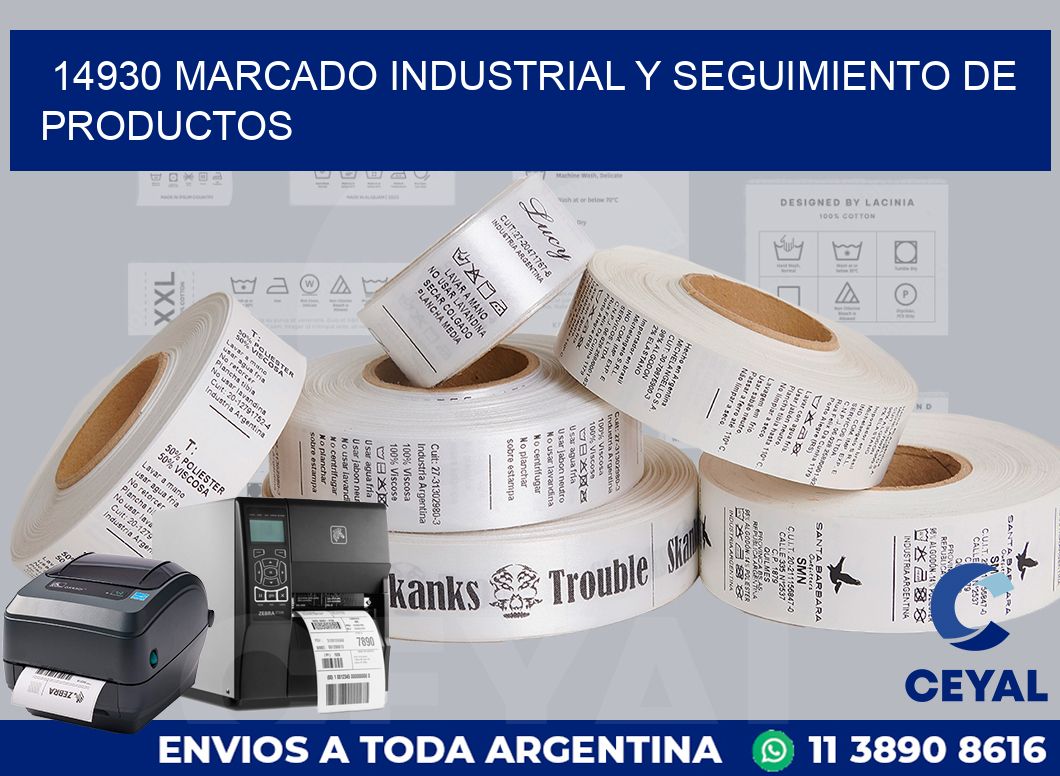 14930 MARCADO INDUSTRIAL Y SEGUIMIENTO DE PRODUCTOS