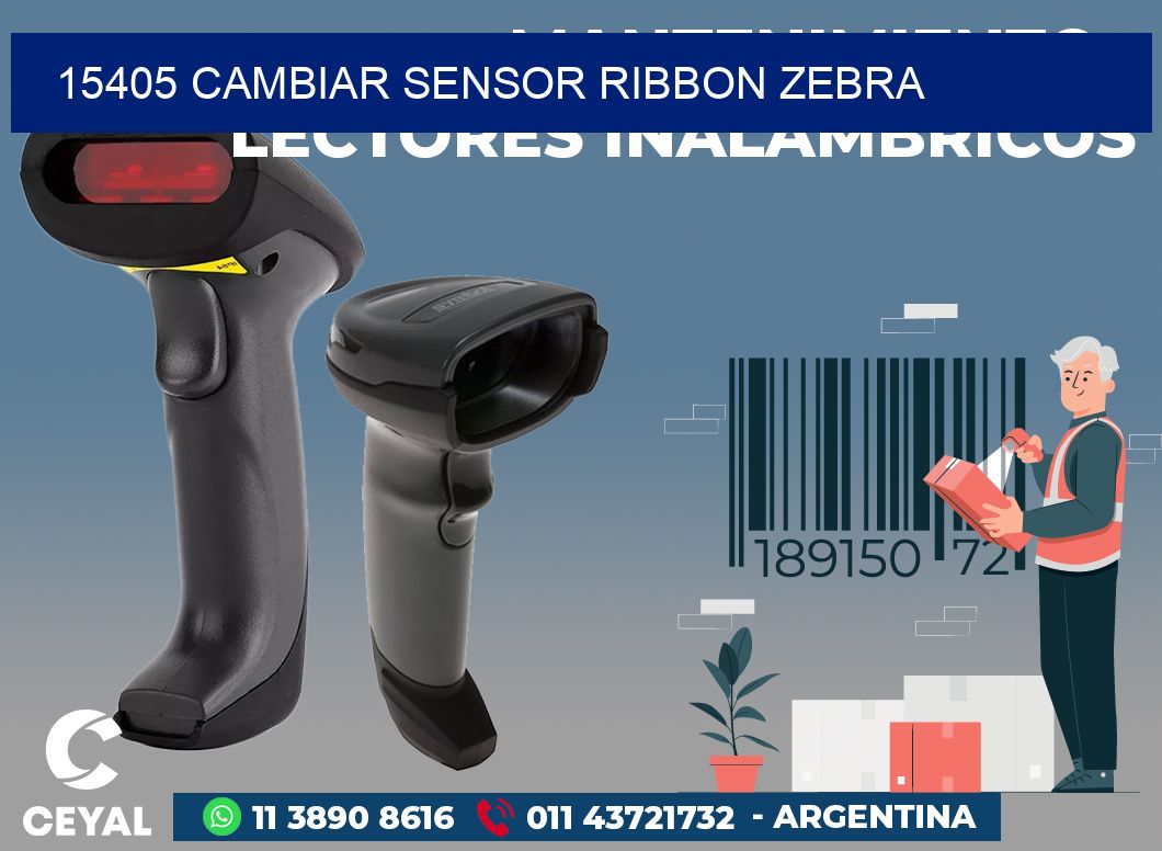 15405 CAMBIAR SENSOR RIBBON ZEBRA