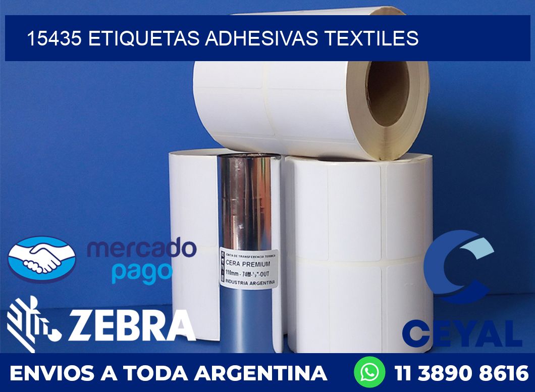 15435 ETIQUETAS ADHESIVAS TEXTILES