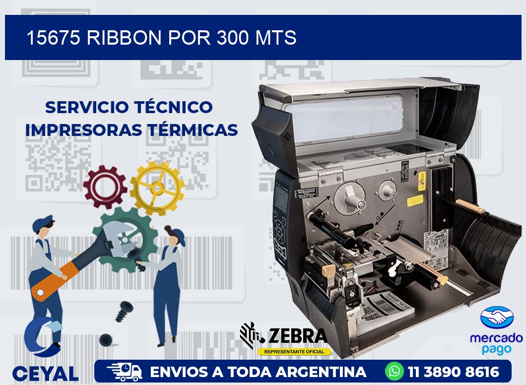 15675 RIBBON POR 300 MTS