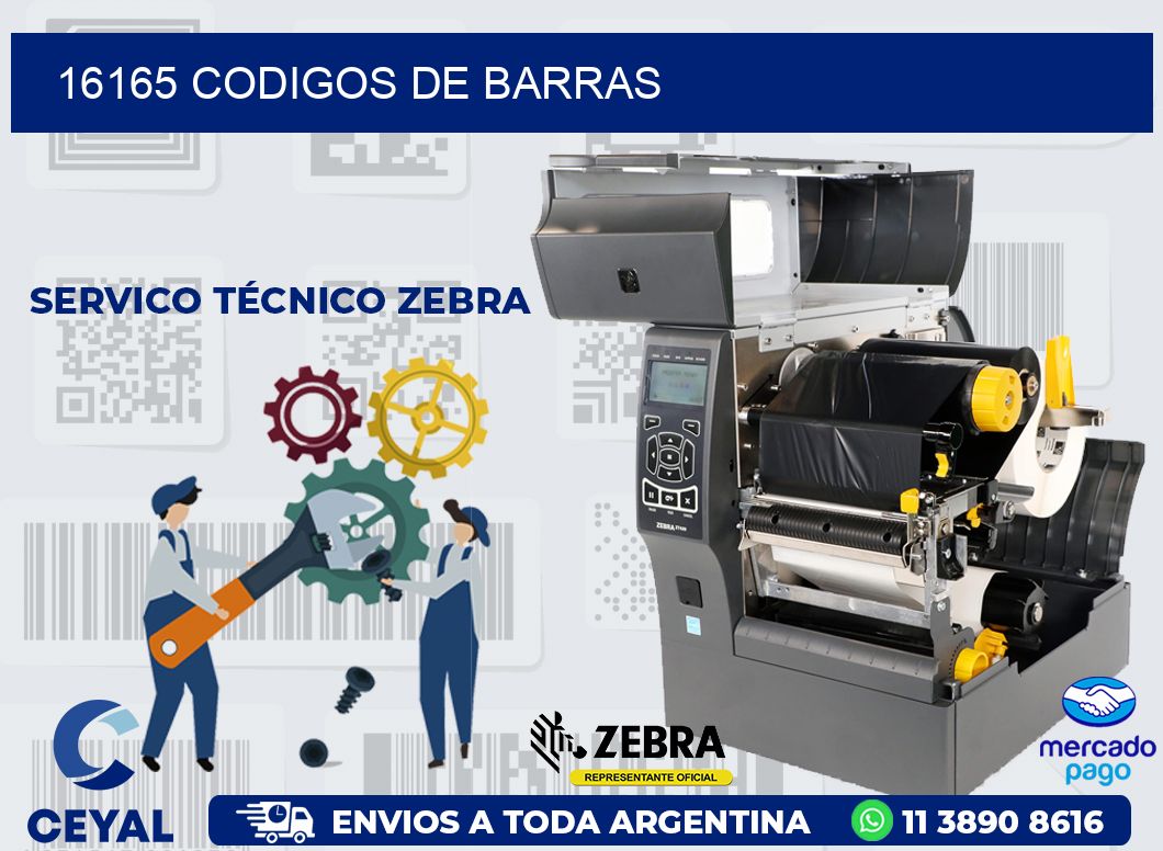 16165 CODIGOS DE BARRAS