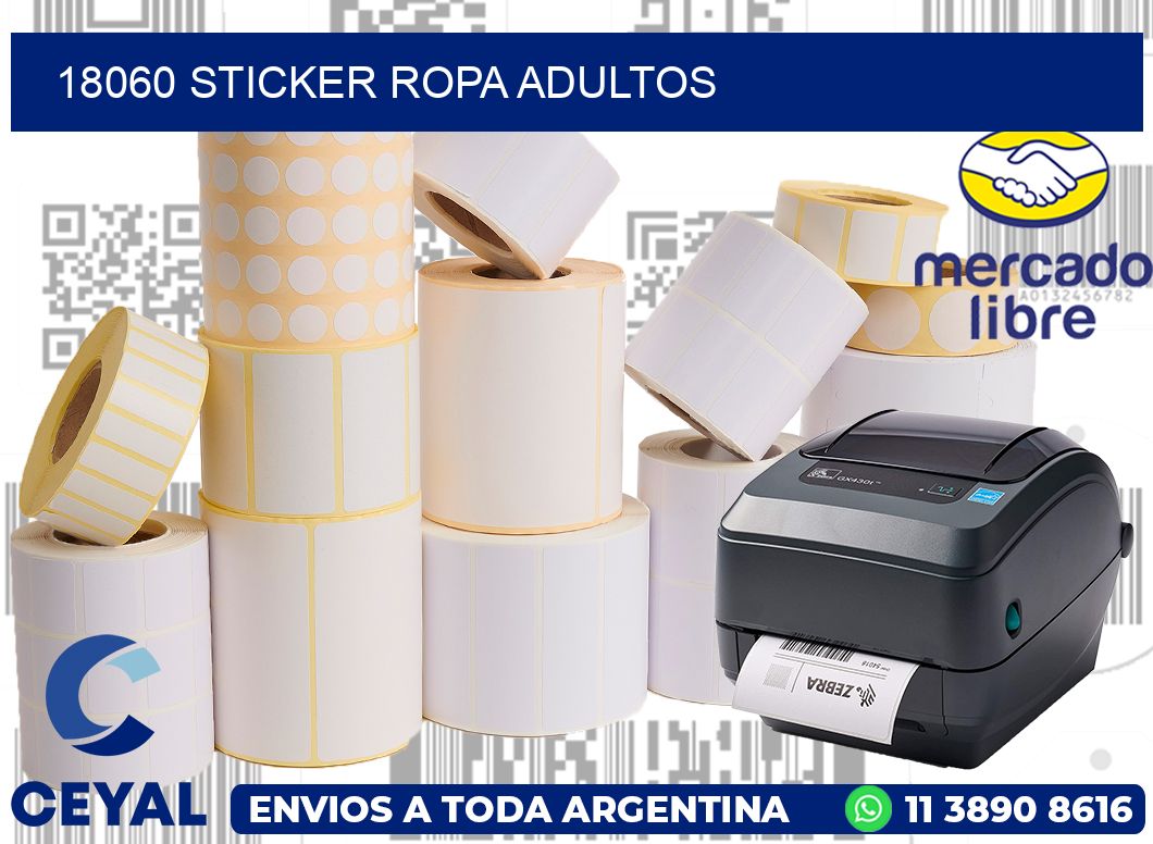 18060 STICKER ROPA ADULTOS