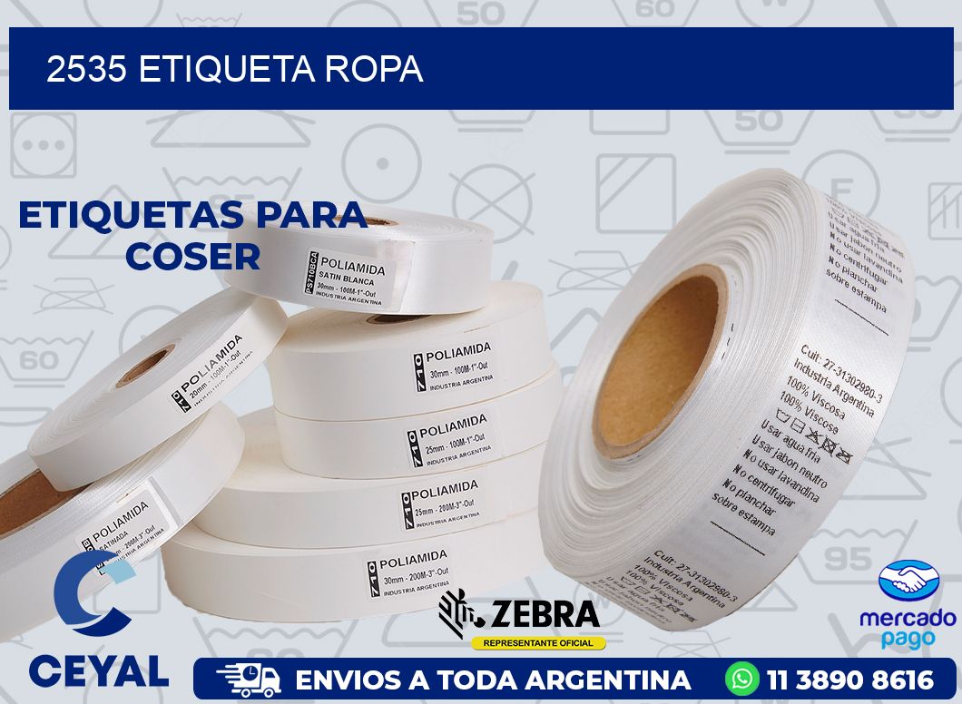 2535 ETIQUETA ROPA