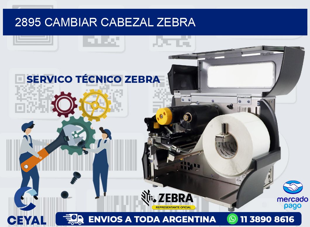 2895 CAMBIAR CABEZAL ZEBRA