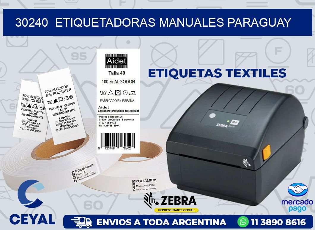 30240 ETIQUETADORAS MANUALES PARAGUAY