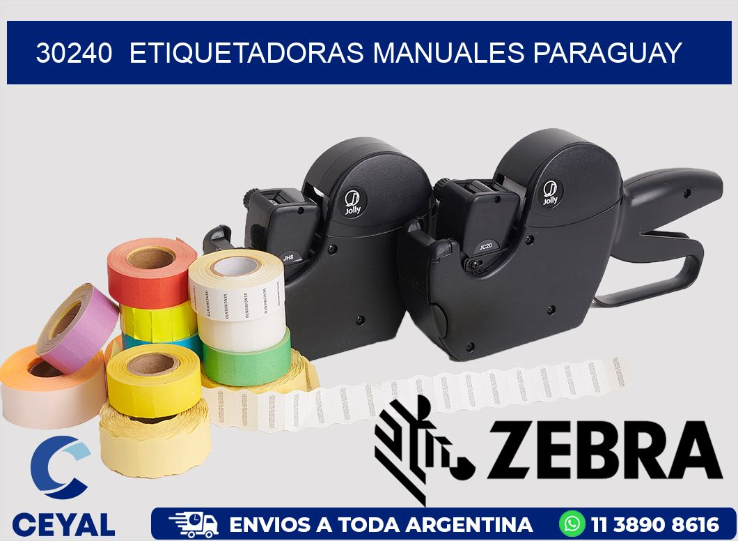 30240 ETIQUETADORAS MANUALES PARAGUAY