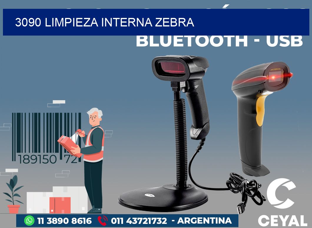 3090 LIMPIEZA INTERNA ZEBRA