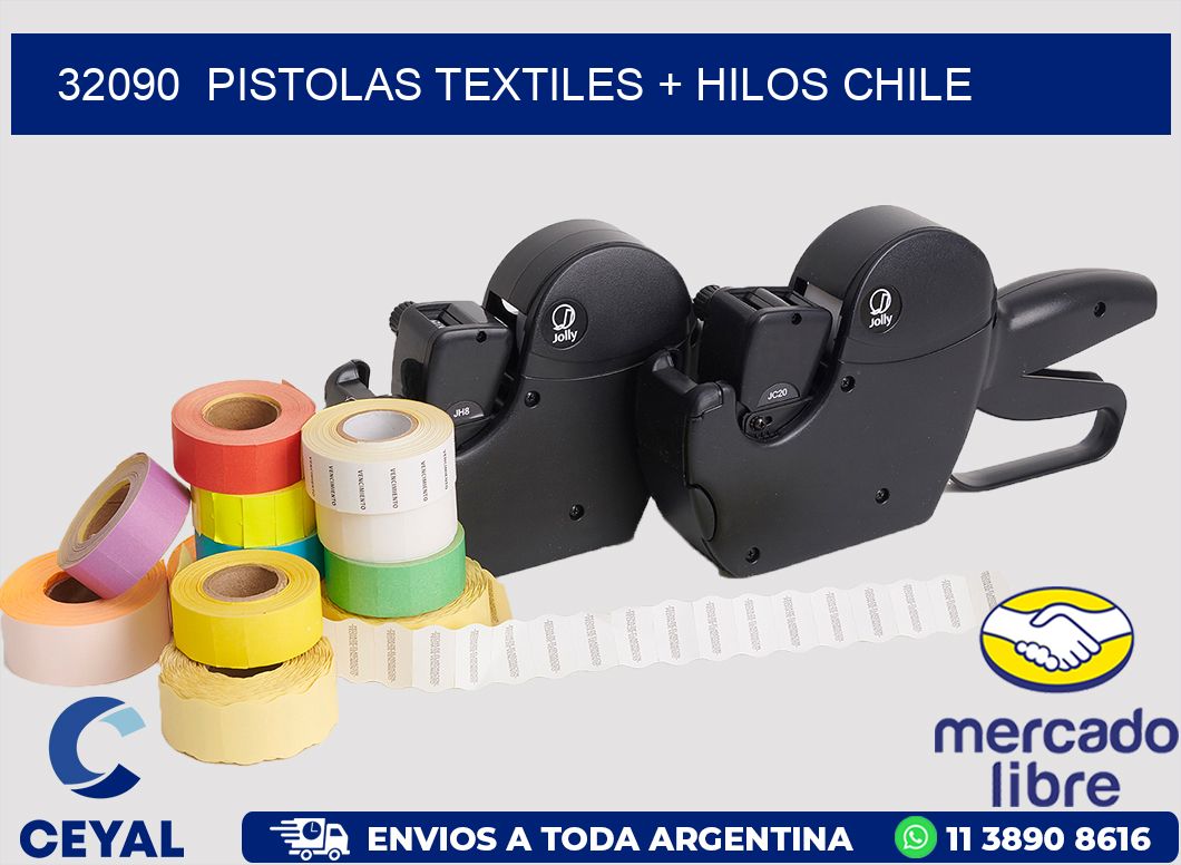 32090  PISTOLAS TEXTILES + HILOS CHILE