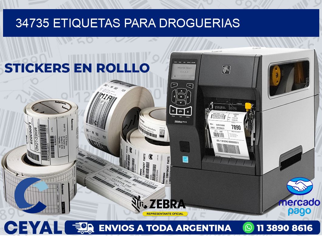 34735 ETIQUETAS PARA DROGUERIAS