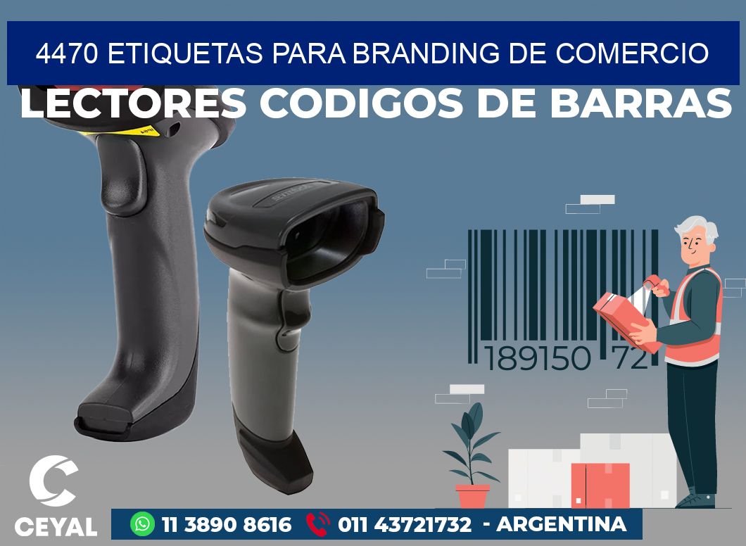 4470 ETIQUETAS PARA BRANDING DE COMERCIO
