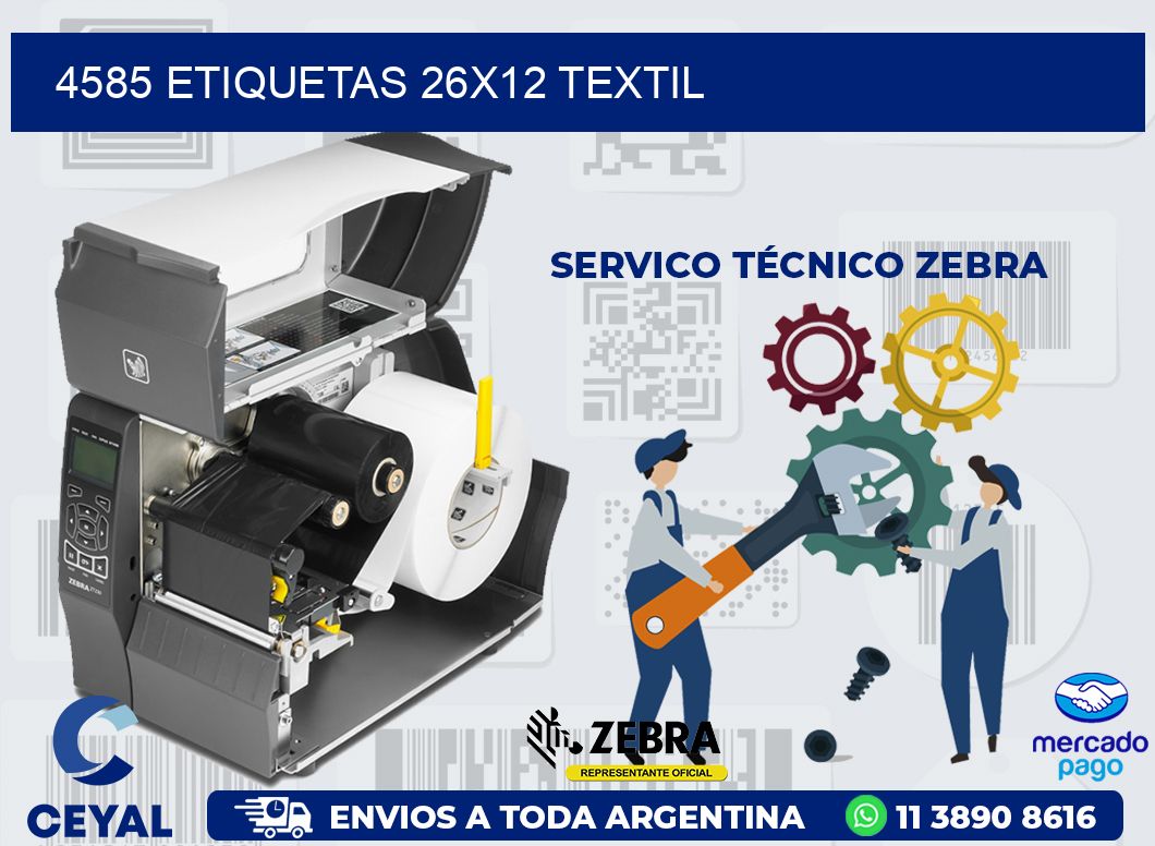 4585 ETIQUETAS 26X12 TEXTIL