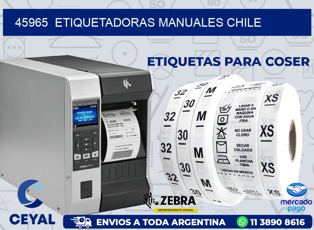 45965 ETIQUETADORAS MANUALES CHILE