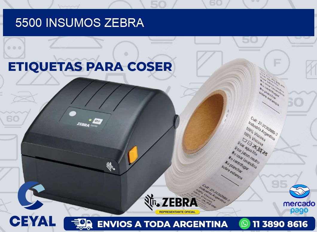 5500 INSUMOS ZEBRA