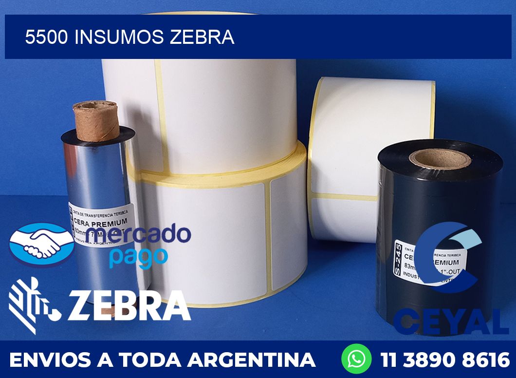 5500 INSUMOS ZEBRA