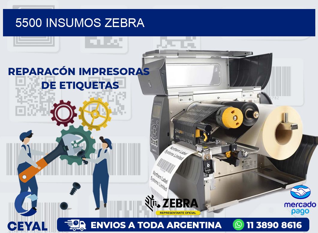 5500 INSUMOS ZEBRA