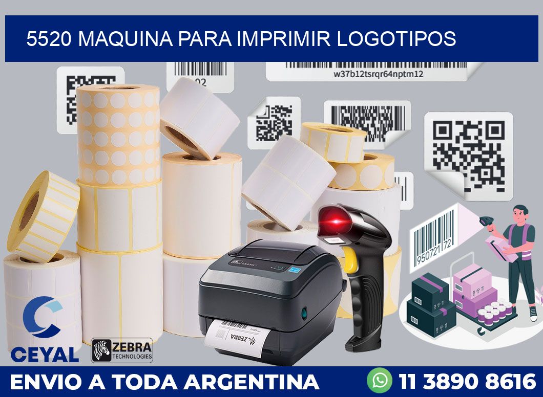 5520 MAQUINA PARA IMPRIMIR LOGOTIPOS