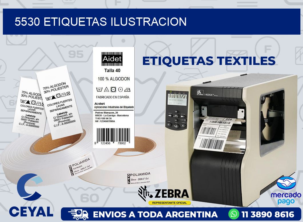 5530 ETIQUETAS ILUSTRACION