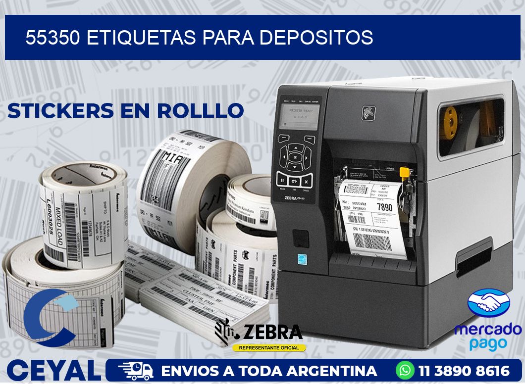 55350 ETIQUETAS PARA DEPOSITOS