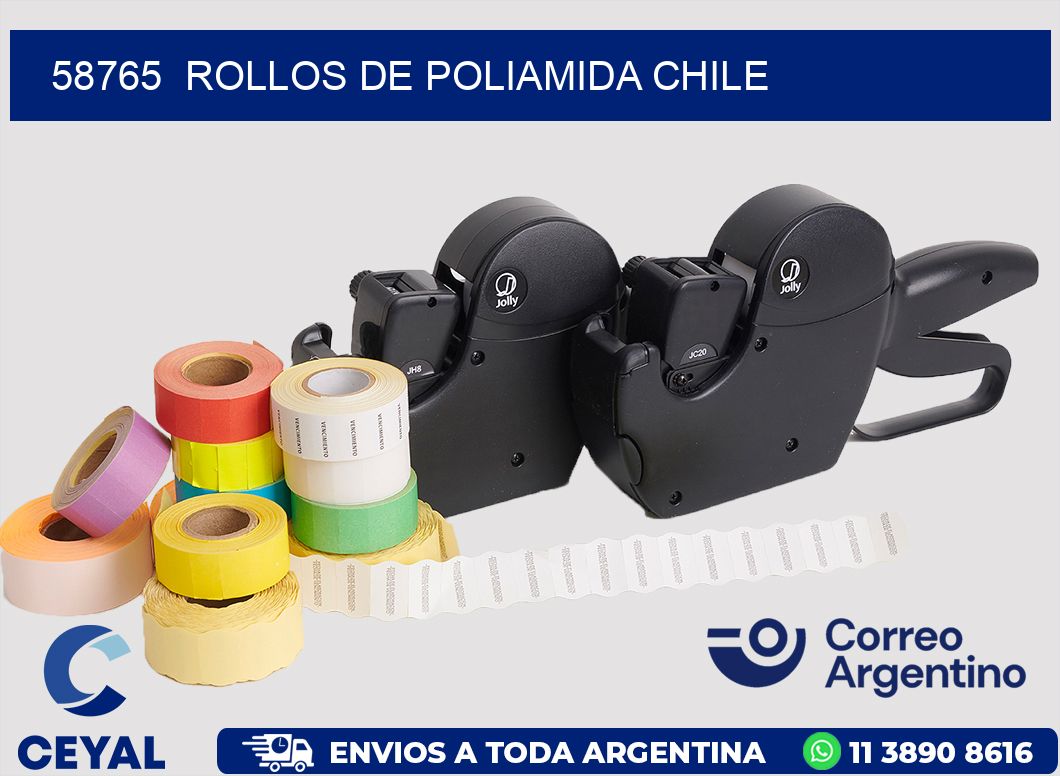 58765 ROLLOS DE POLIAMIDA CHILE