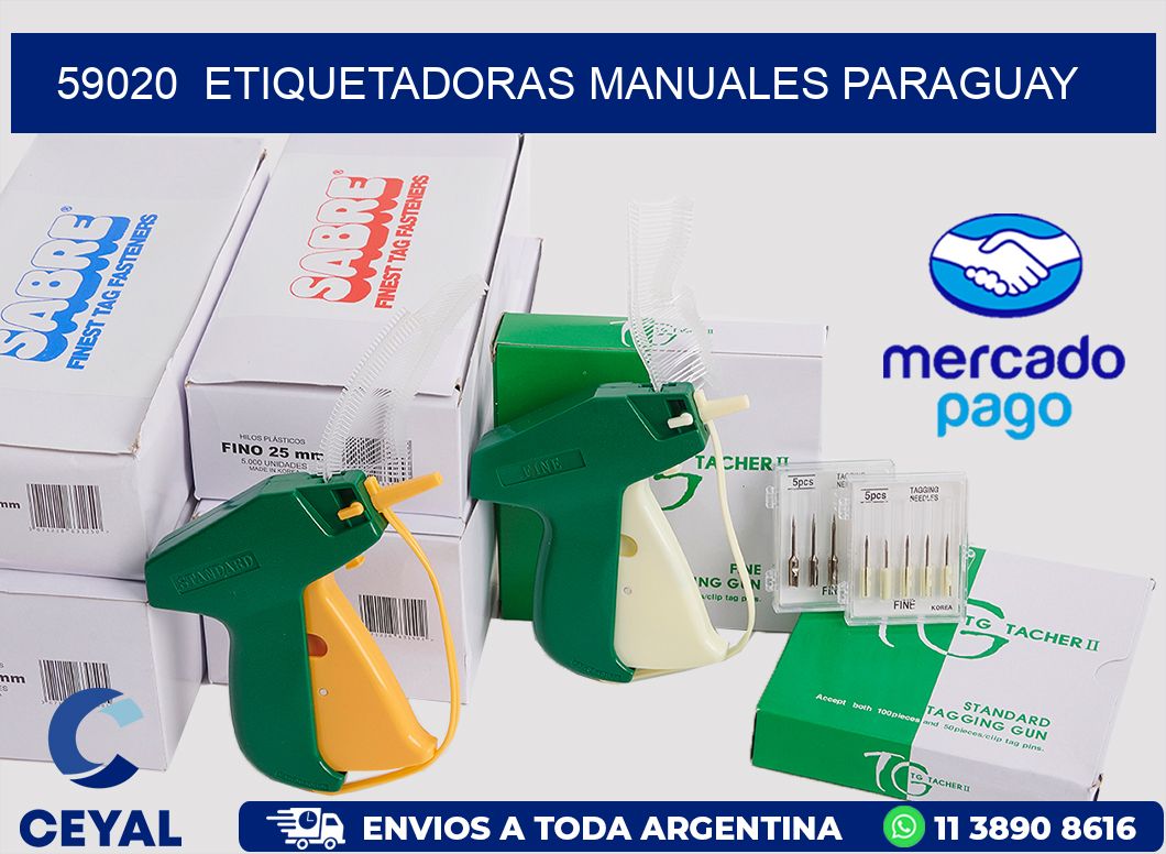 59020  ETIQUETADORAS MANUALES PARAGUAY