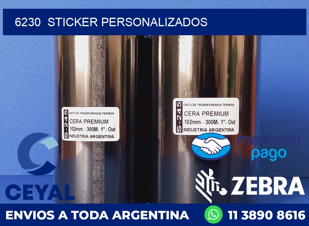 6230  sticker personalizados