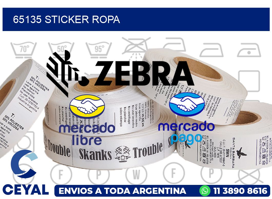 65135 STICKER ROPA