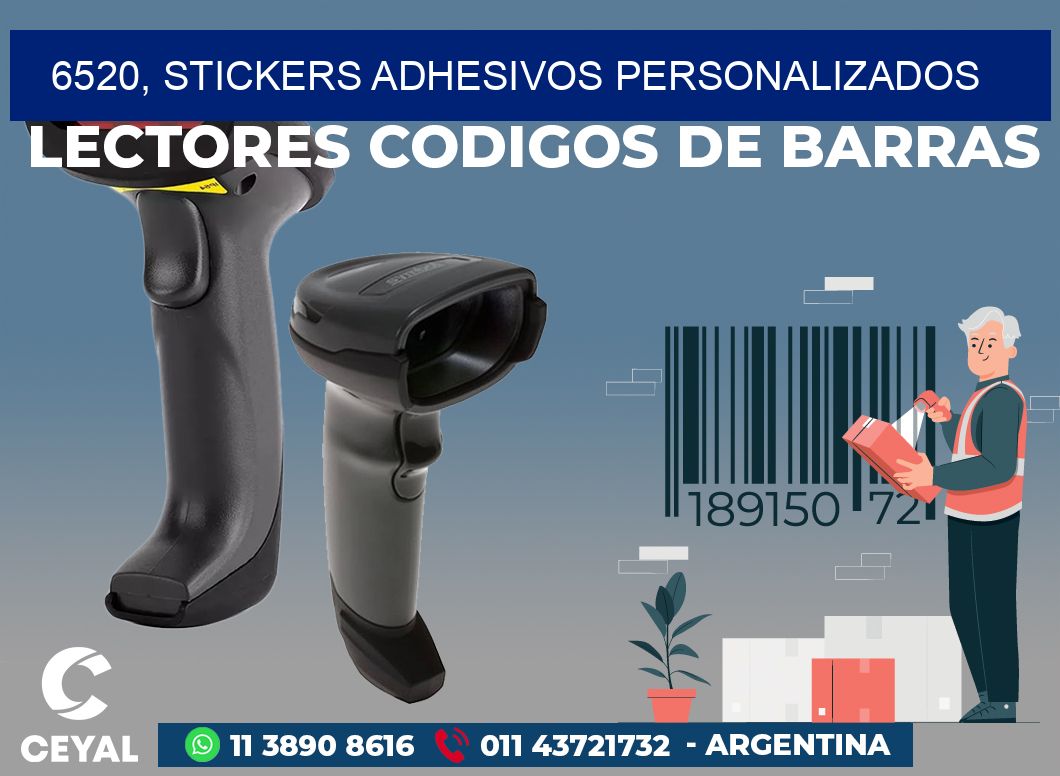 6520, stickers adhesivos personalizados