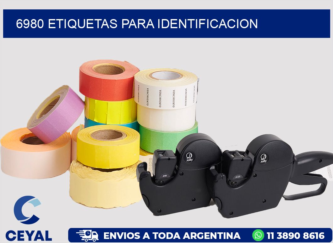 6980 ETIQUETAS PARA IDENTIFICACION