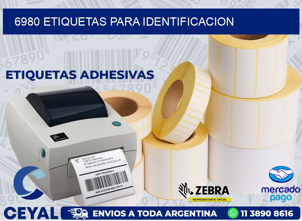 6980 ETIQUETAS PARA IDENTIFICACION