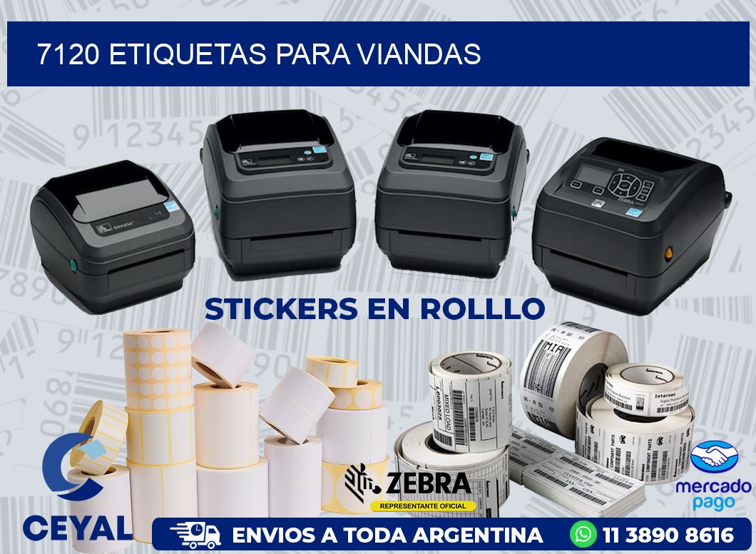 7120 ETIQUETAS PARA VIANDAS
