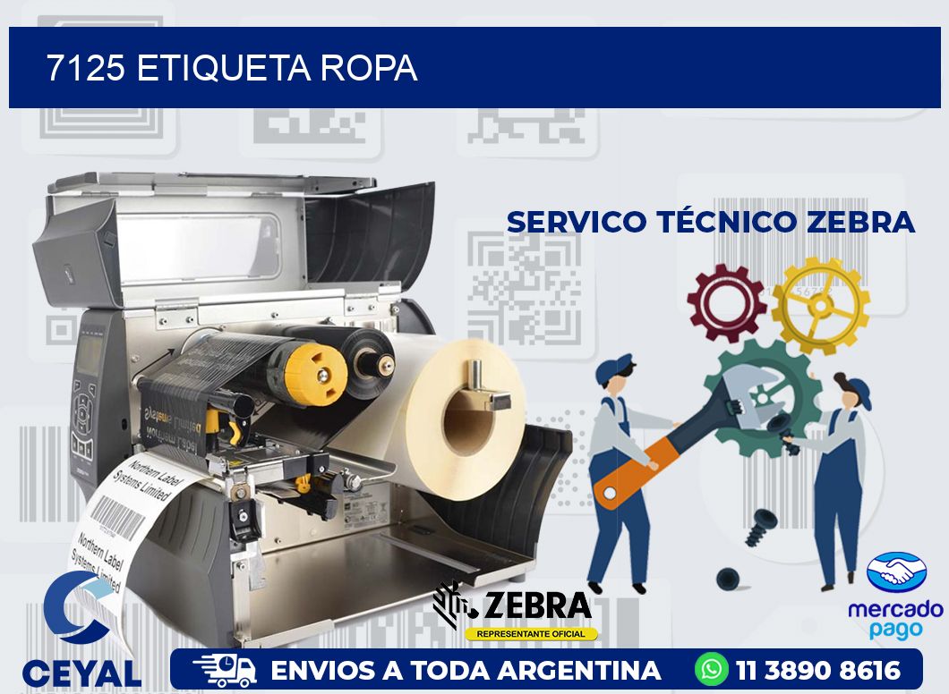 7125 ETIQUETA ROPA