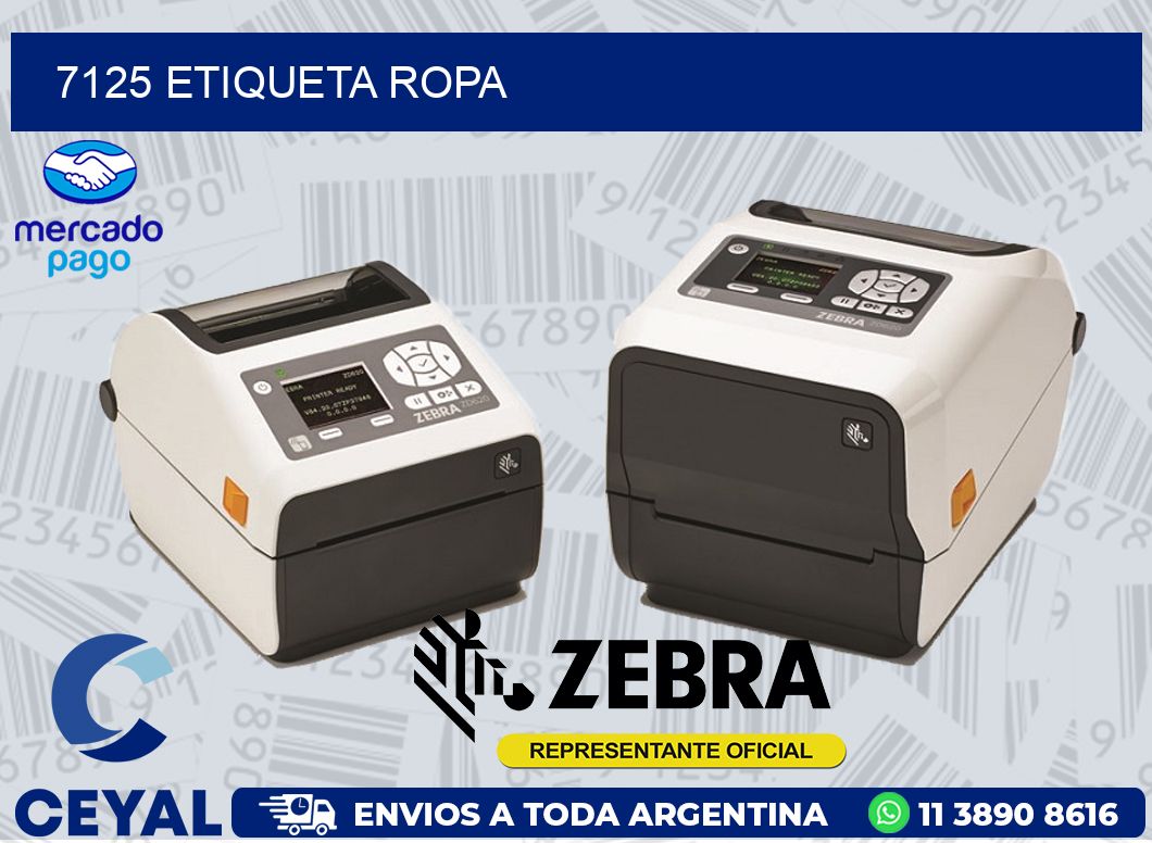 7125 ETIQUETA ROPA