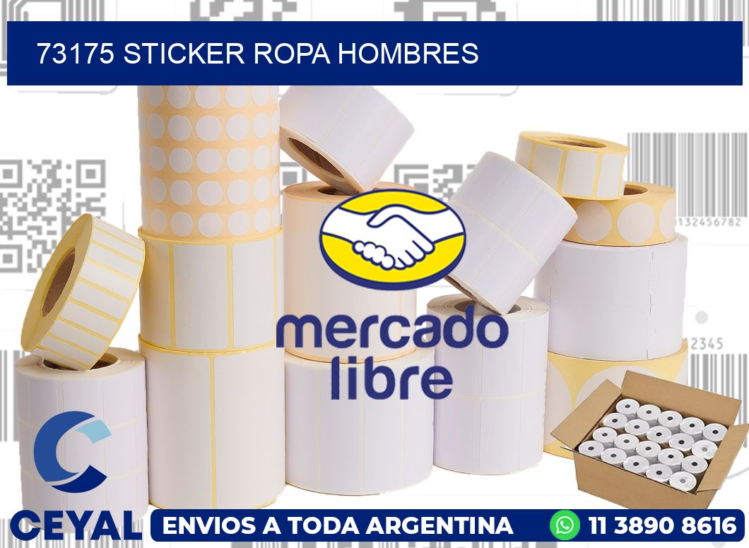 73175 STICKER ROPA HOMBRES