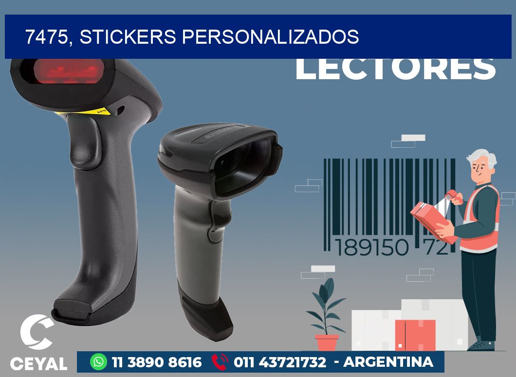 7475, stickers personalizados