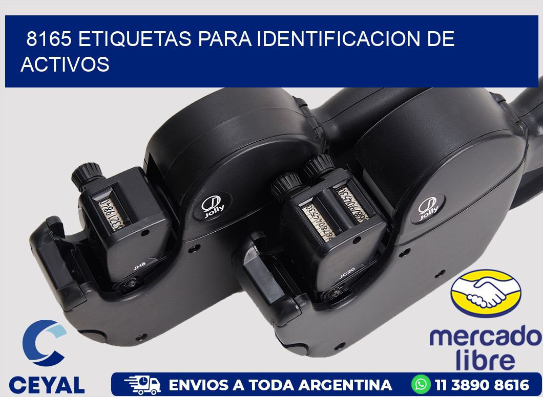 8165 ETIQUETAS PARA IDENTIFICACION DE ACTIVOS