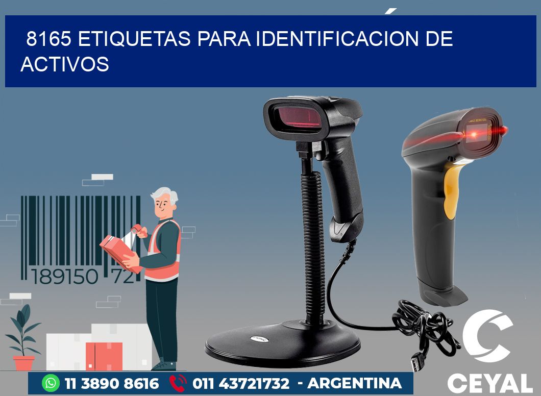 8165 ETIQUETAS PARA IDENTIFICACION DE ACTIVOS