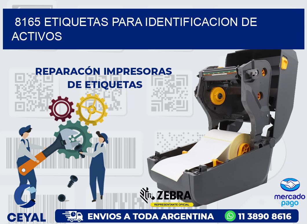 8165 ETIQUETAS PARA IDENTIFICACION DE ACTIVOS