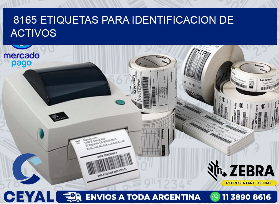 8165 ETIQUETAS PARA IDENTIFICACION DE ACTIVOS