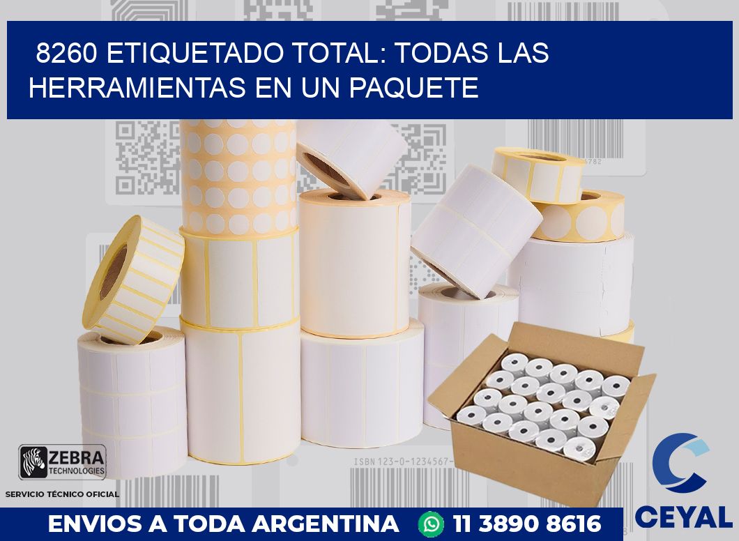 8260 ETIQUETADO TOTAL: TODAS LAS HERRAMIENTAS EN UN PAQUETE