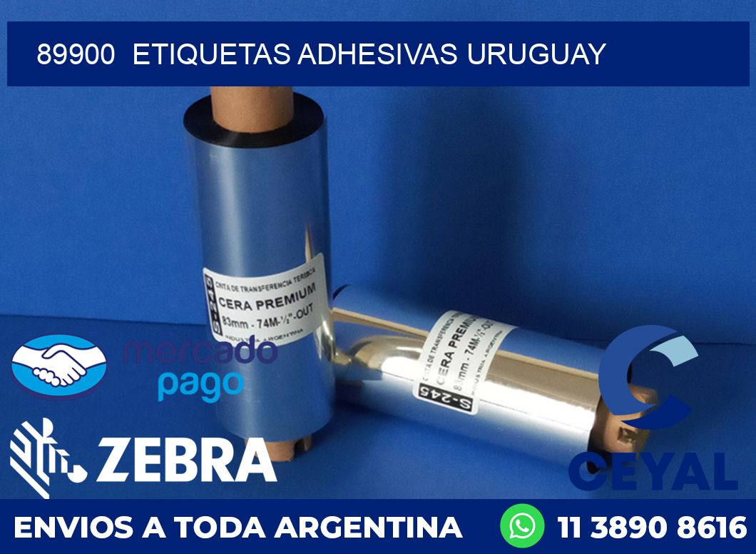 89900  ETIQUETAS ADHESIVAS URUGUAY