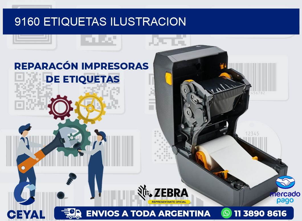 9160 ETIQUETAS ILUSTRACION