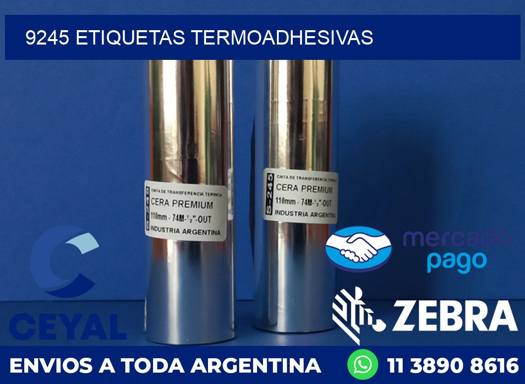 9245 ETIQUETAS TERMOADHESIVAS