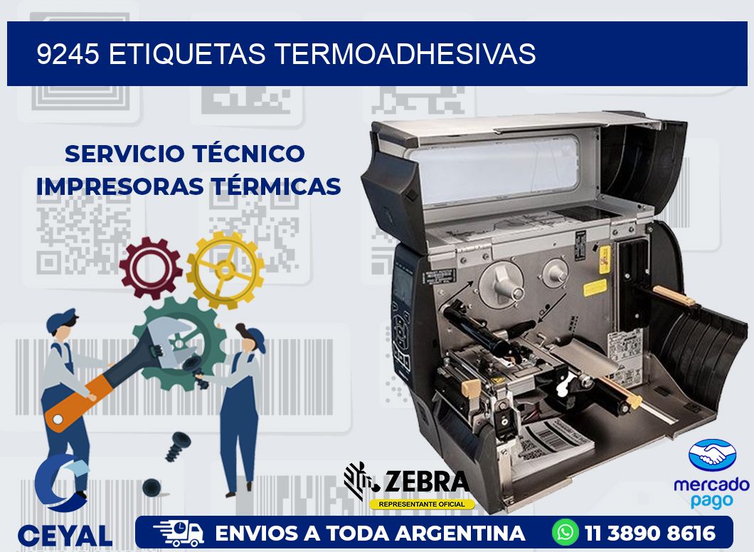 9245 ETIQUETAS TERMOADHESIVAS