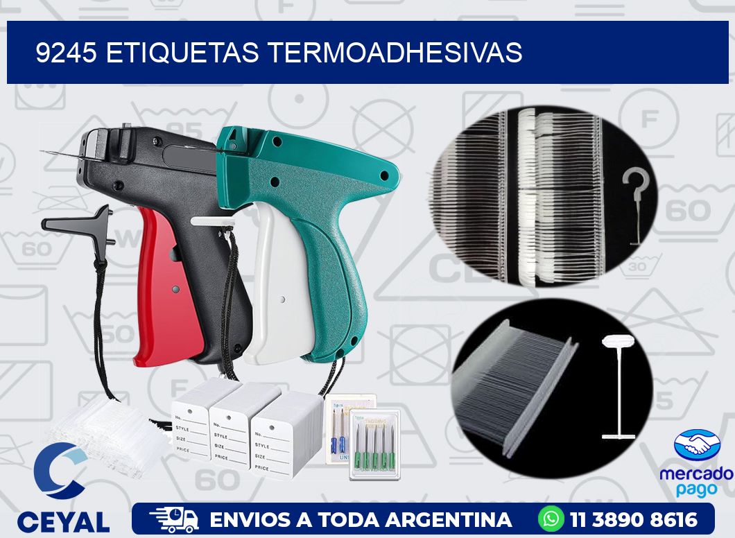 9245 ETIQUETAS TERMOADHESIVAS